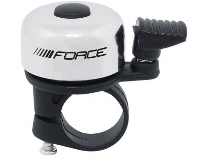 zvonek Force Mini Fe/plast 22,2mm paličkový, stříbrný (23057)