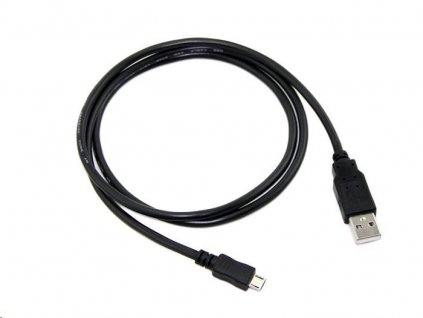 C-TECH USB 2.0 AM/microUSB, 1m, černý (CB-USB2M-10B)