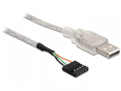 Delock kabel USB 2.0-A samec na pinový konektor (83078) (83078)