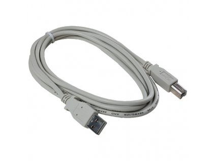 USB-A - USB B 1,8m šedý (1700)
