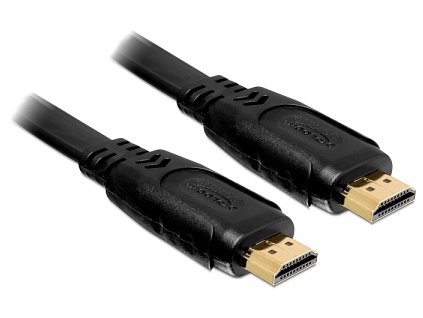 Delock HDMI 1.4 kabel A/A samec/samec, plochý, 1m (82669) (82669)