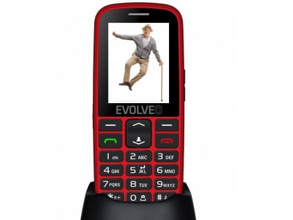 EVOLVEO EasyPhone EG červený (EP-550-EGR)