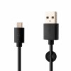 Dlouhý datový a nabíjecí kabel FIXED s konektory USB/USB-C, USB 2.0, 2 metry, černý (FIXD-UC2M-BK)