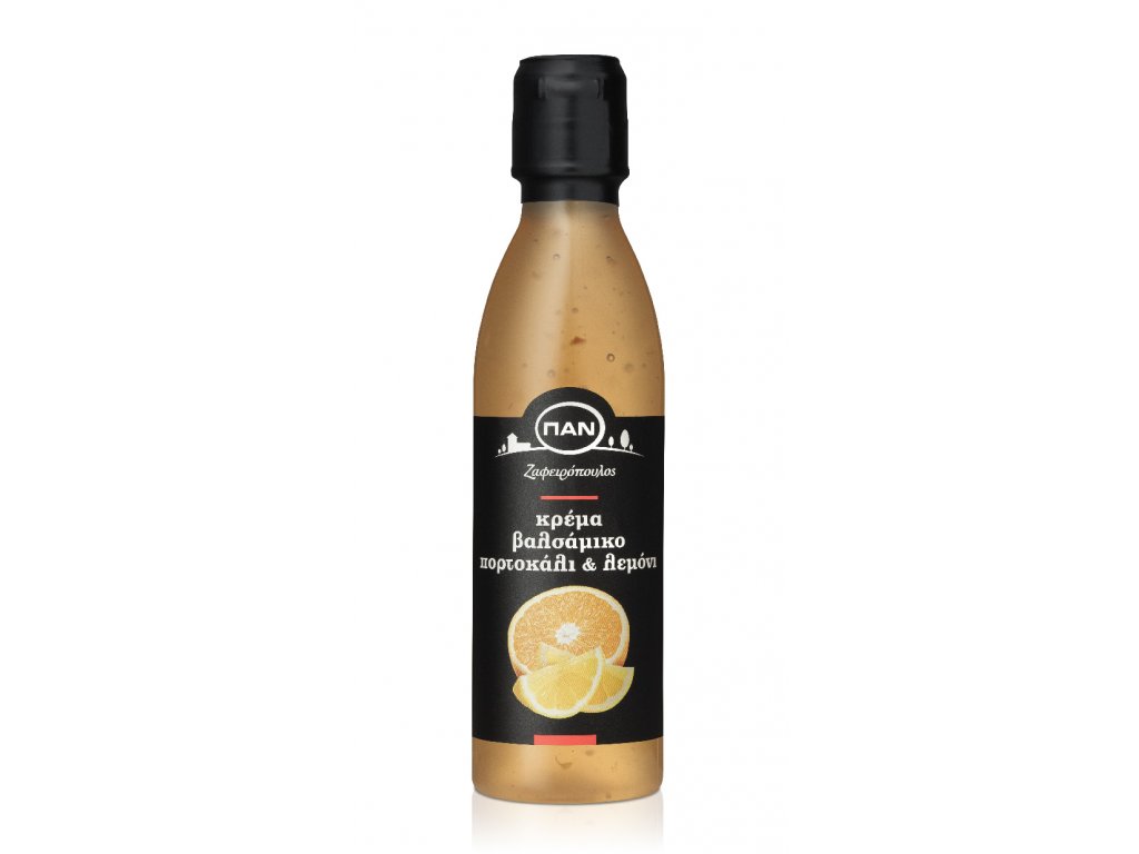 PAN ocet Balsamico creme pomeranč a citron 250ml - SHOP Řecko nás baví ... PAN ocet Balsamico creme pomeranč a citron 250ml - SHOP Řecko nás baví ...