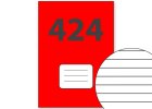 424 (A4, 20 listů, linkovaný)