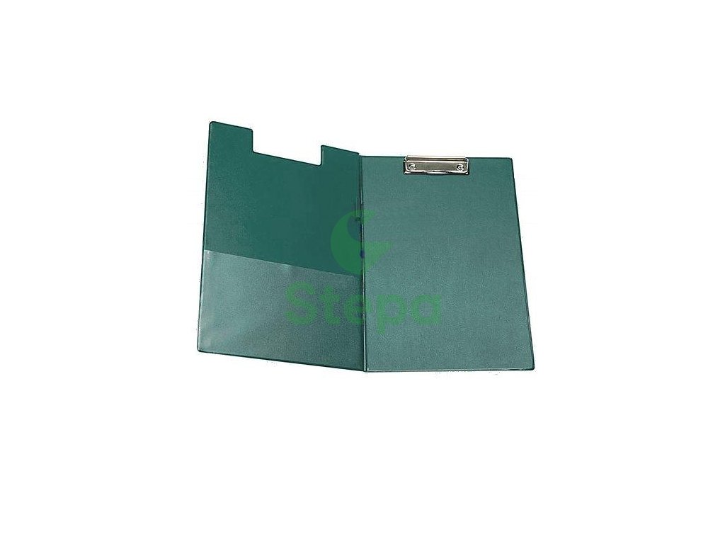 Podložka psací A4 2002 s klipem a kapsou na šířku - zelená