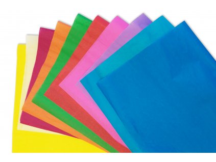 Hedvábný papír 20g A3 42x29,7cm - MIX 10 barev