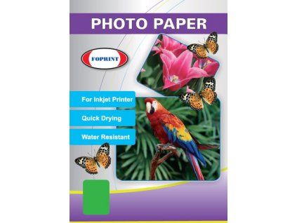 7020 rc glossy photo paper premium leskly fotopapir oboustranne potazeny specialni mikroporezni vrstvou a4 260 g m2 foprint