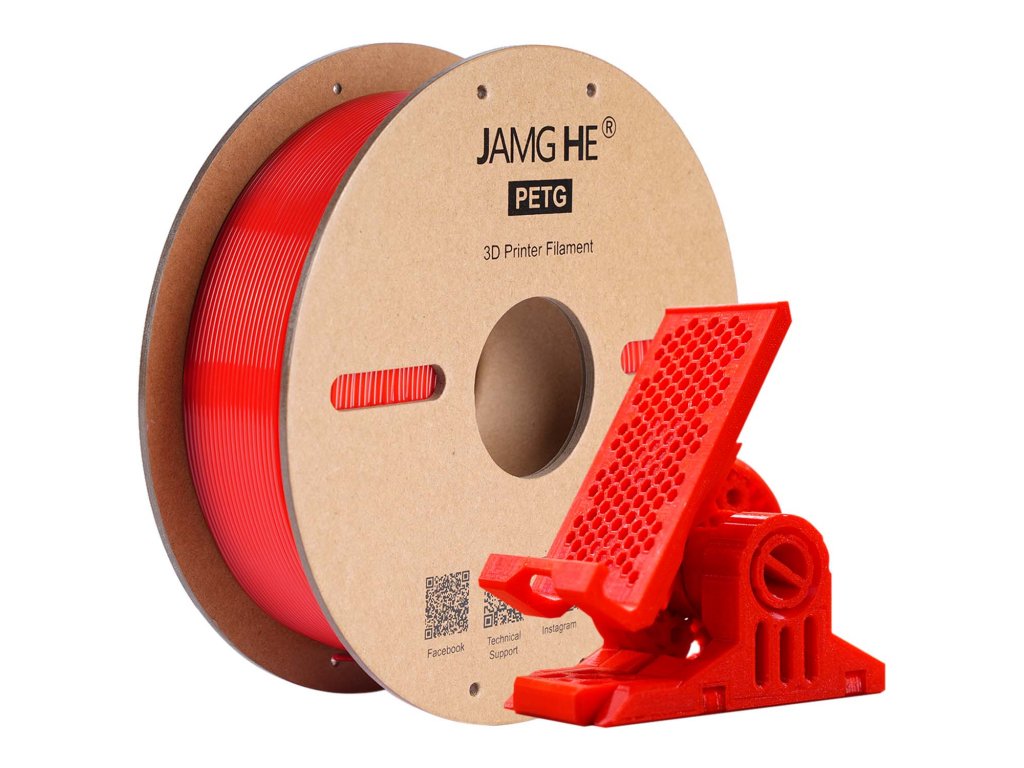 Jamghe PETG 1 kg - ČERVENÁ (RED)