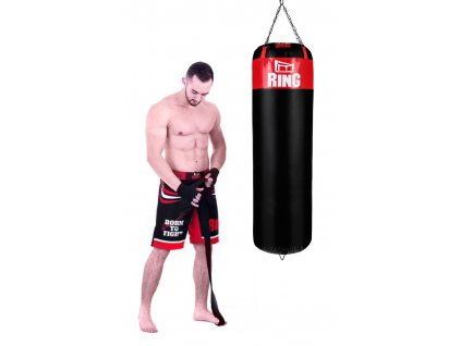 Ring sport boxovací pytel KOLOS 130x45cm 45kg Czerwony 26 1