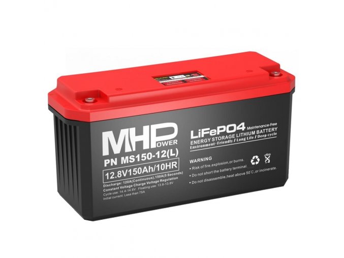 mhpower ms150 12 l lithium baterie lifepo4 12v 150ah terminal lc5 m8 i39054