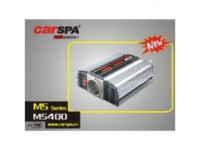 Měnič napětí Carspa MS400-122 12V/230V+USB 400W, modifikovaná sinus