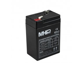 mhpower ms4 6 oloveny akumulator agm 6v 4ah faston f1 4 8mm i34264