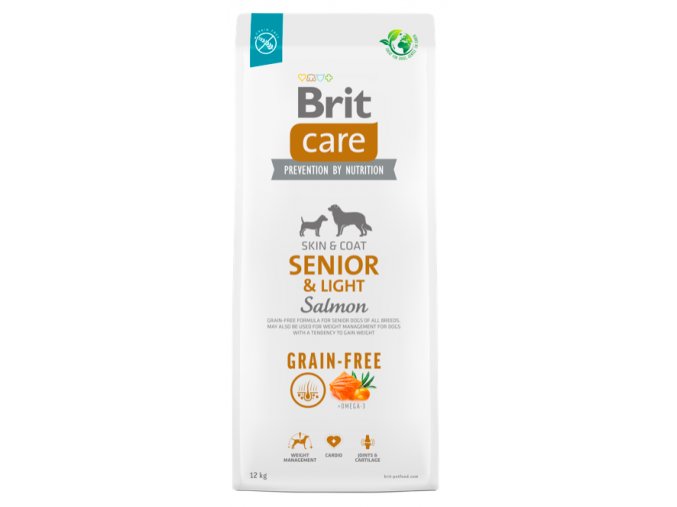 Brit Care Dog Grain free Senior&Light 12kg aaagranule