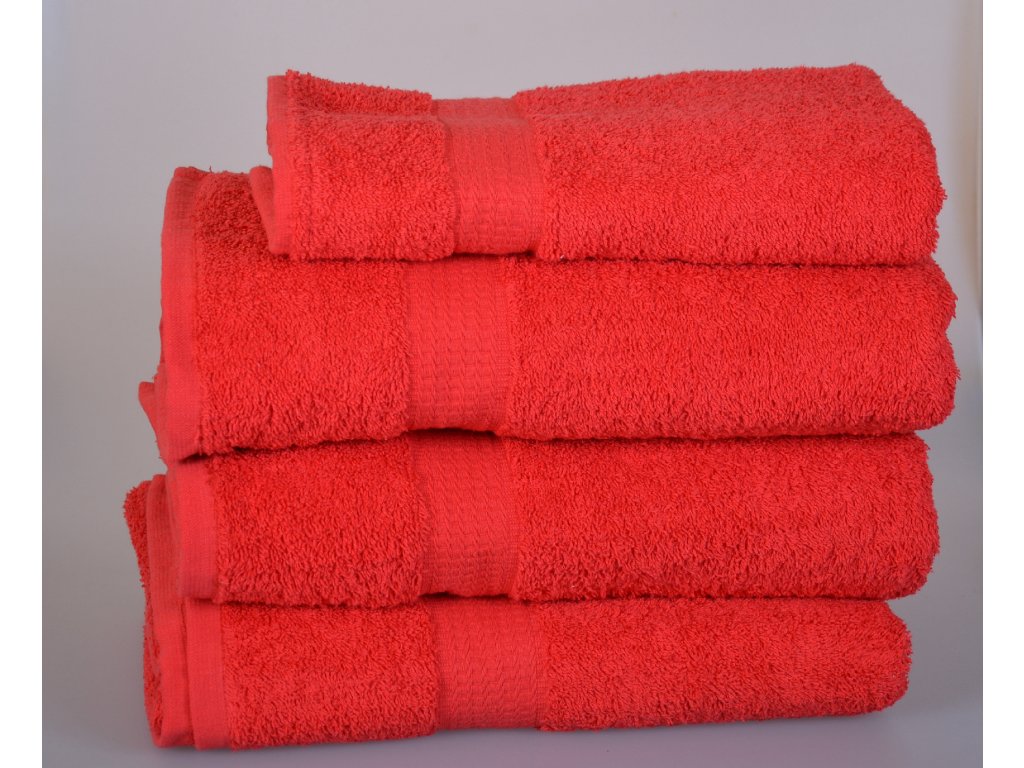 Froté osuška SPRING , 70x140 cm, červená (kusy 1ks)