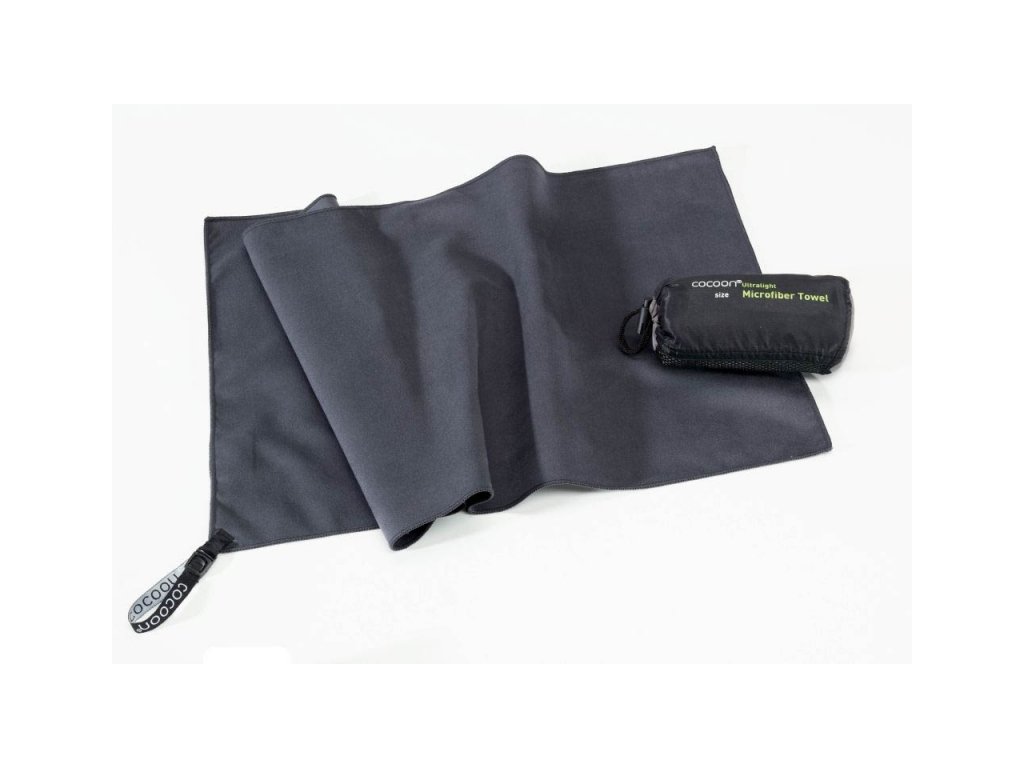 Cocoon ultralehký ručník Microfiber Towel Ultralight L manatee grey