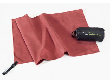 Cocoon ultralehký ručník Microfiber Towel Ultralight S marsala red