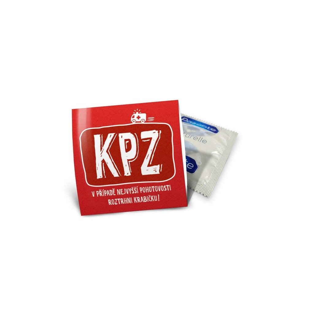 Vtipný kondóm KPZ