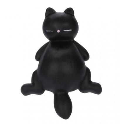 Antistresová mini mačička čierna