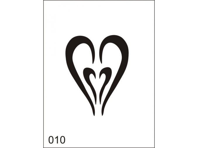 Airbrush tetovacia šablona pre jednorazové použitie M010