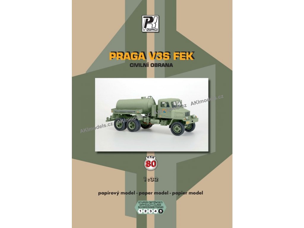 Praga V3S FEK - civilní obrana