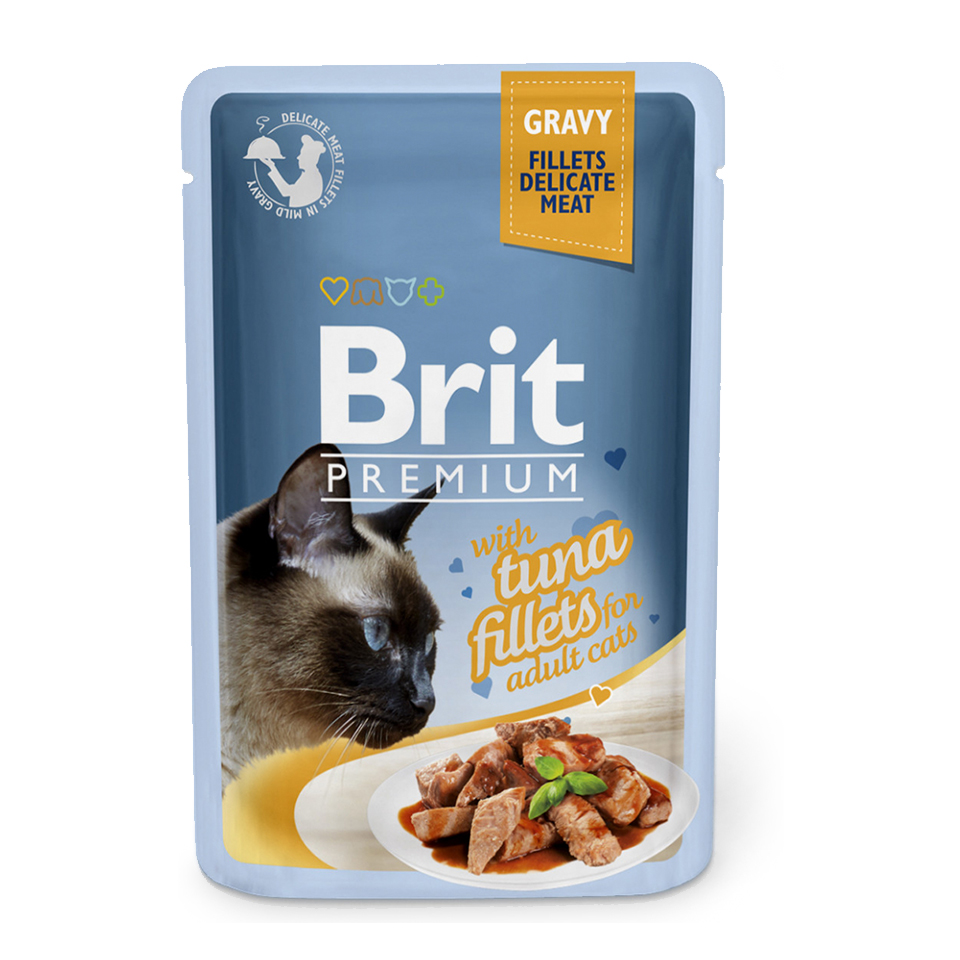 Brit Premium Cat D Fillets in Gravy With Tuna 85g + Množstevní sleva Obrázek