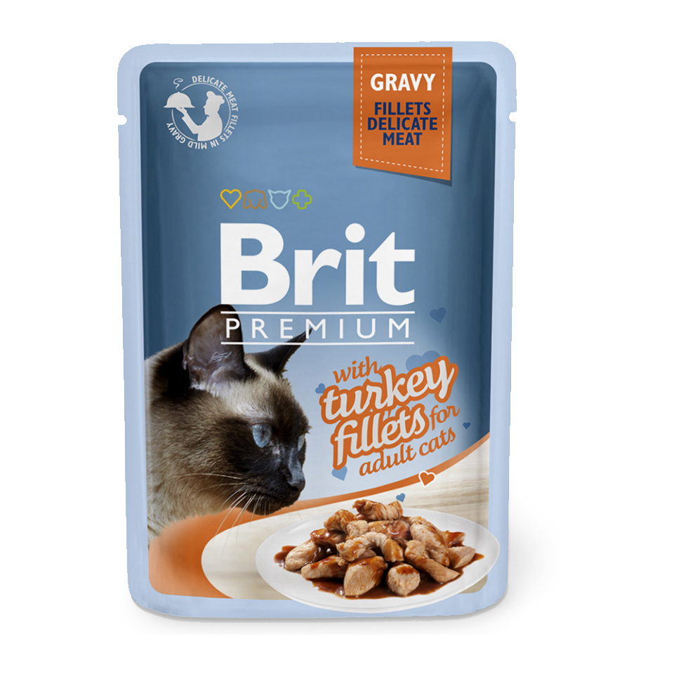 Brit Premium Cat D Fillets in Gravy With Turkey 85g + Množstevní sleva Obrázek