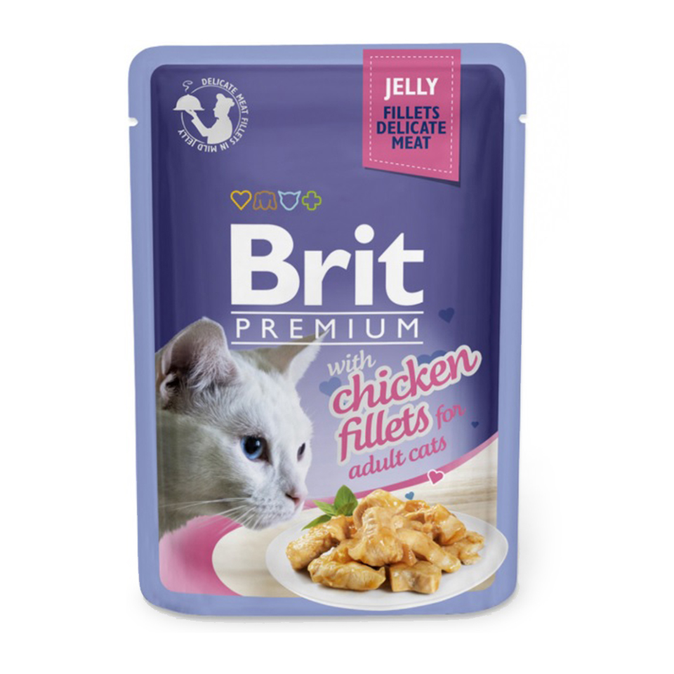 Brit Premium Cat D Fillets in Jelly with Chicken 85g + Množstevní sleva Obrázek