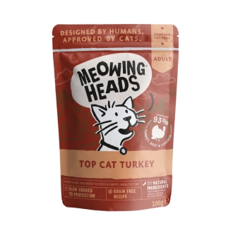 MEOWING HEADS Top Cat Turkey 100g Obrázek