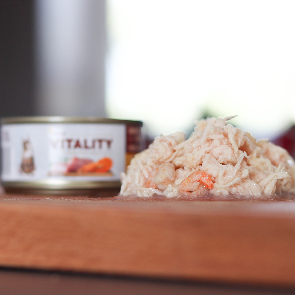 Akinu VITALITY kuřecí s krevetami pro kočky 70 g Obrázek