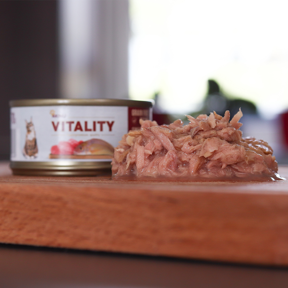 Akinu VITALITY tuňák se síhem pro kočky 70 g Obrázek