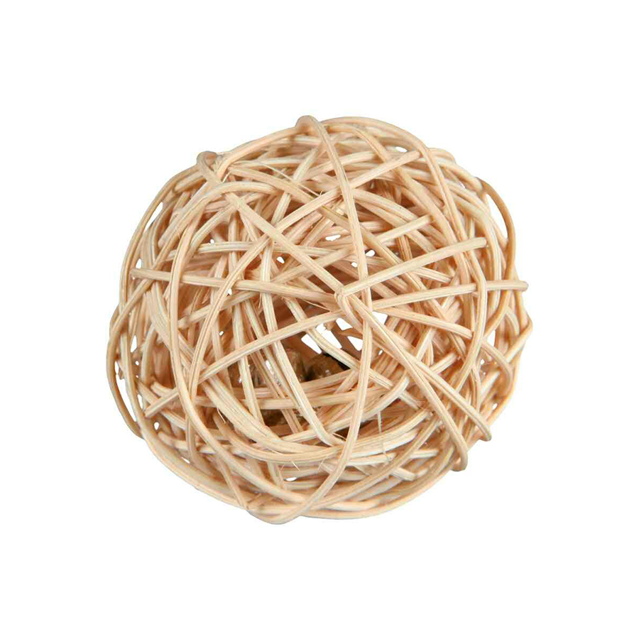 Trixie Proutěný míček s rolničkou 4cm Obrázek