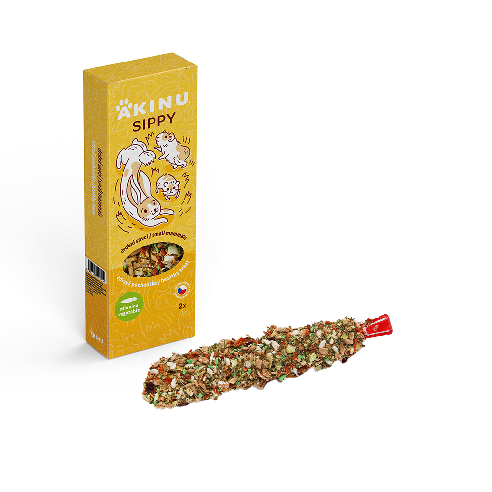 Sippy tyč pro hlodavce zeleninová 2ks Obrázek