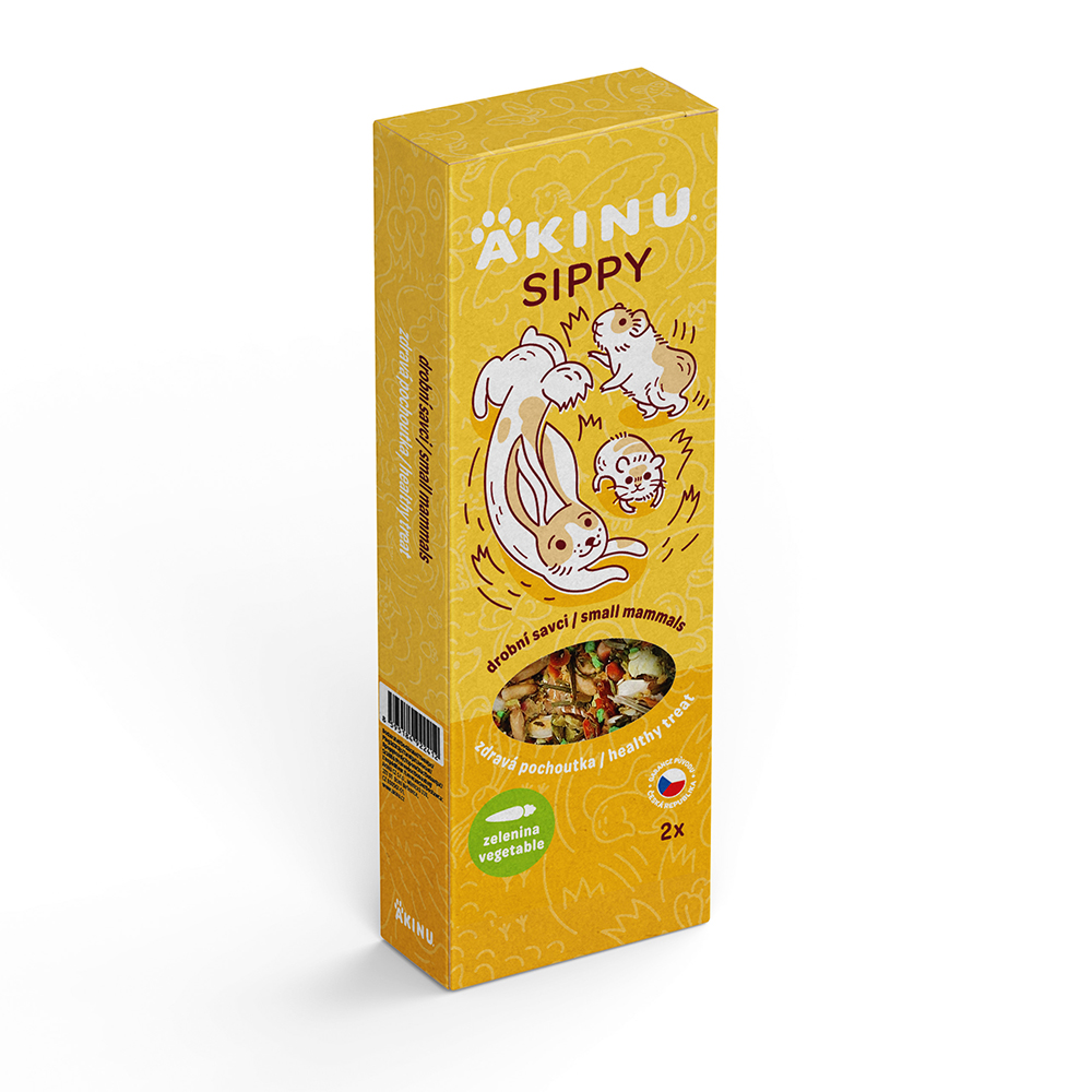 Sippy tyč pro hlodavce zeleninová 2ks Obrázek