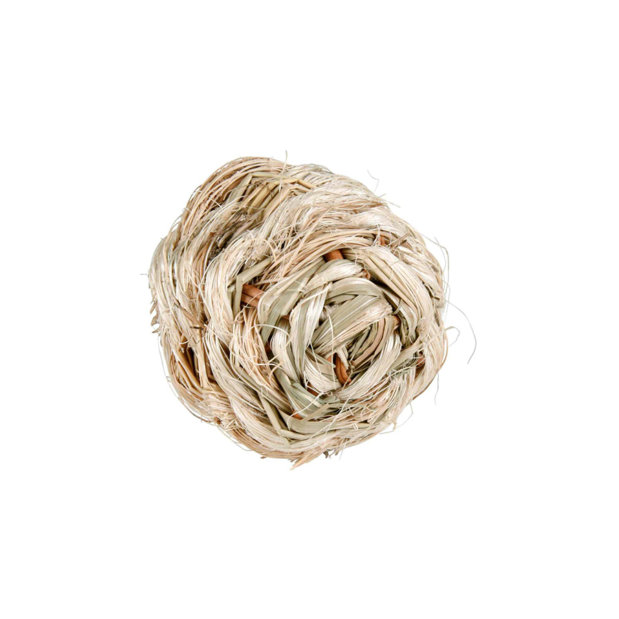 Trixie Míček s rolničkou z trávy 6 cm Obrázek