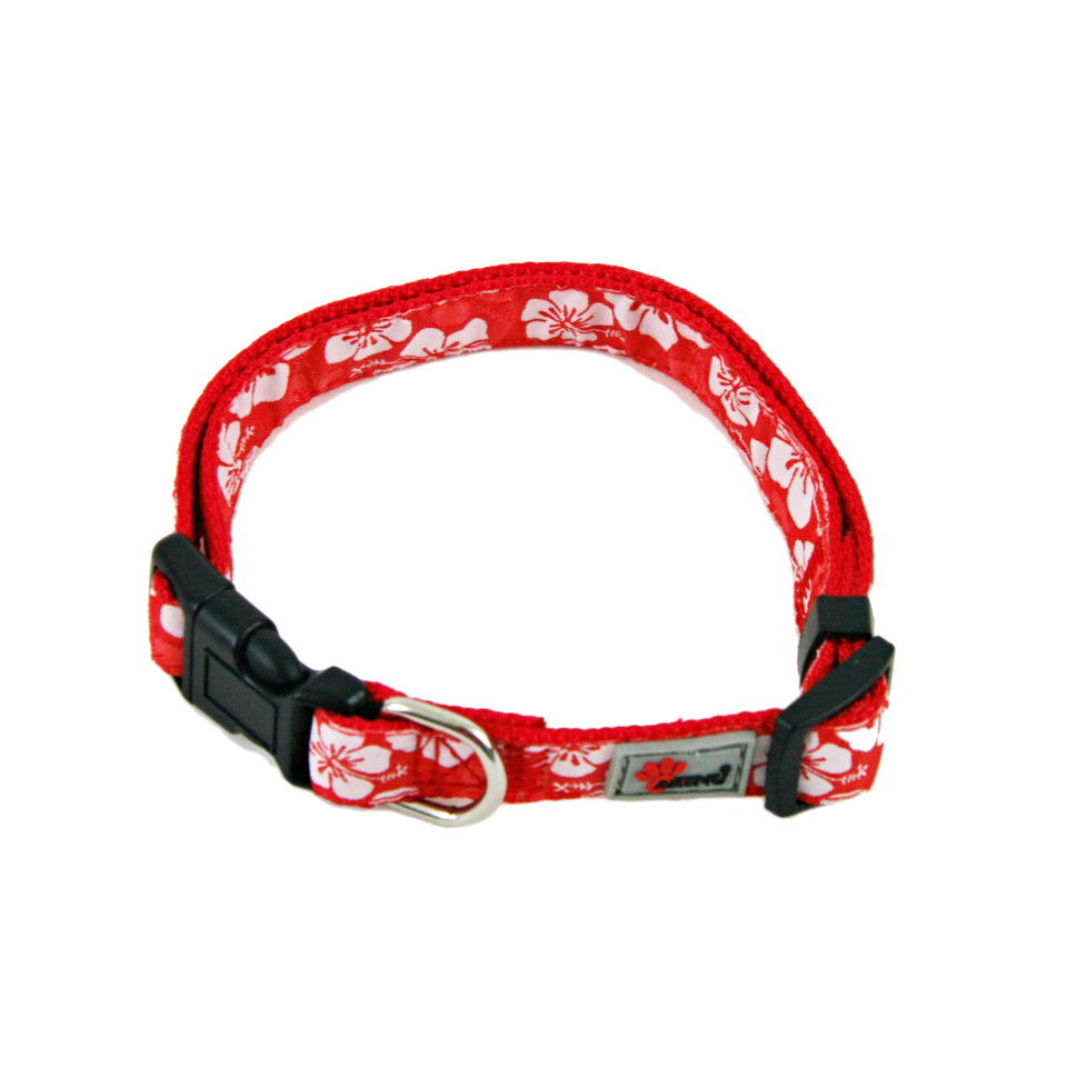 Akinu obojek nylon BASIC červený 2,5x45-65cm Obrázek