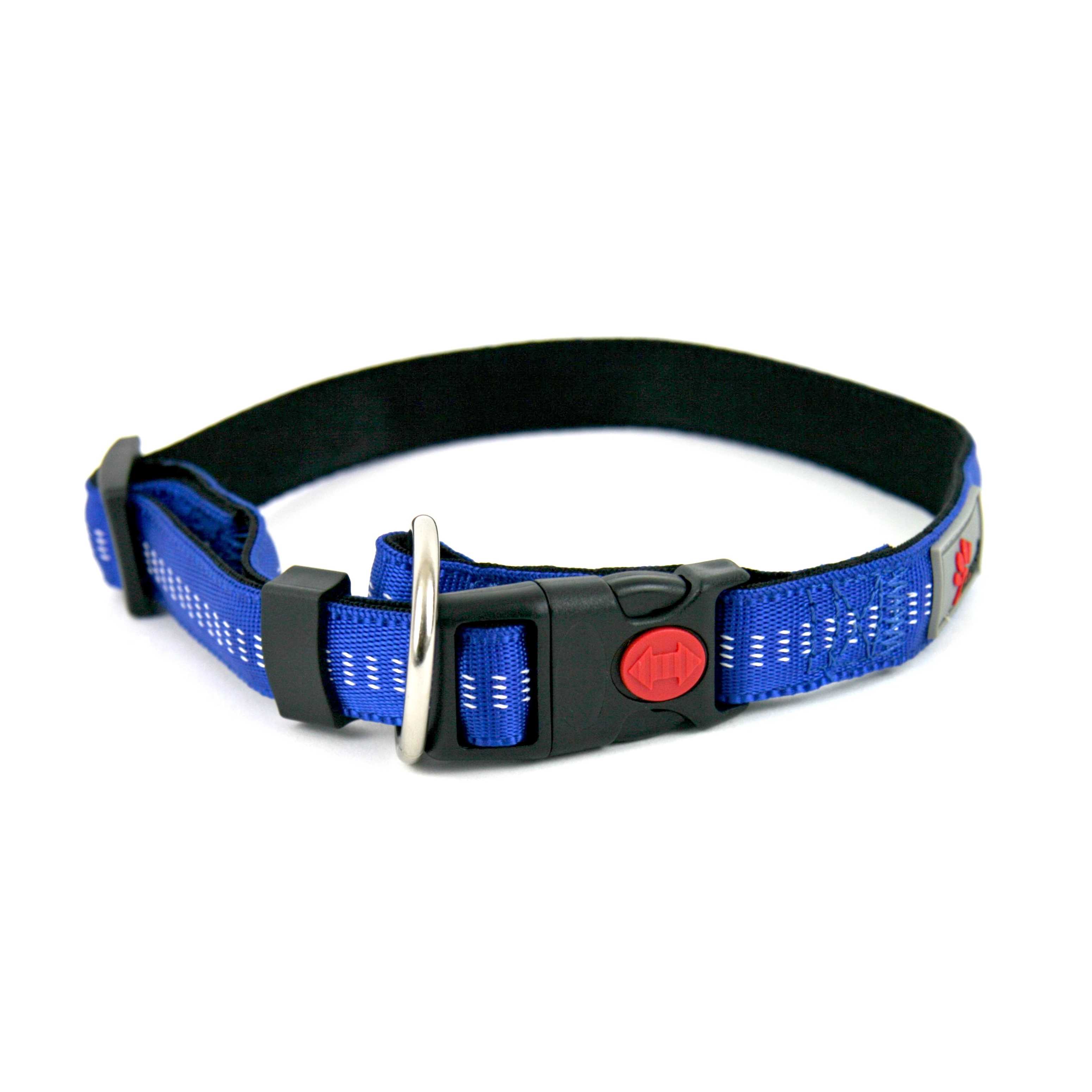 Akinu obojek nylon/neopren modrý 2,5x47-62cm Obrázek