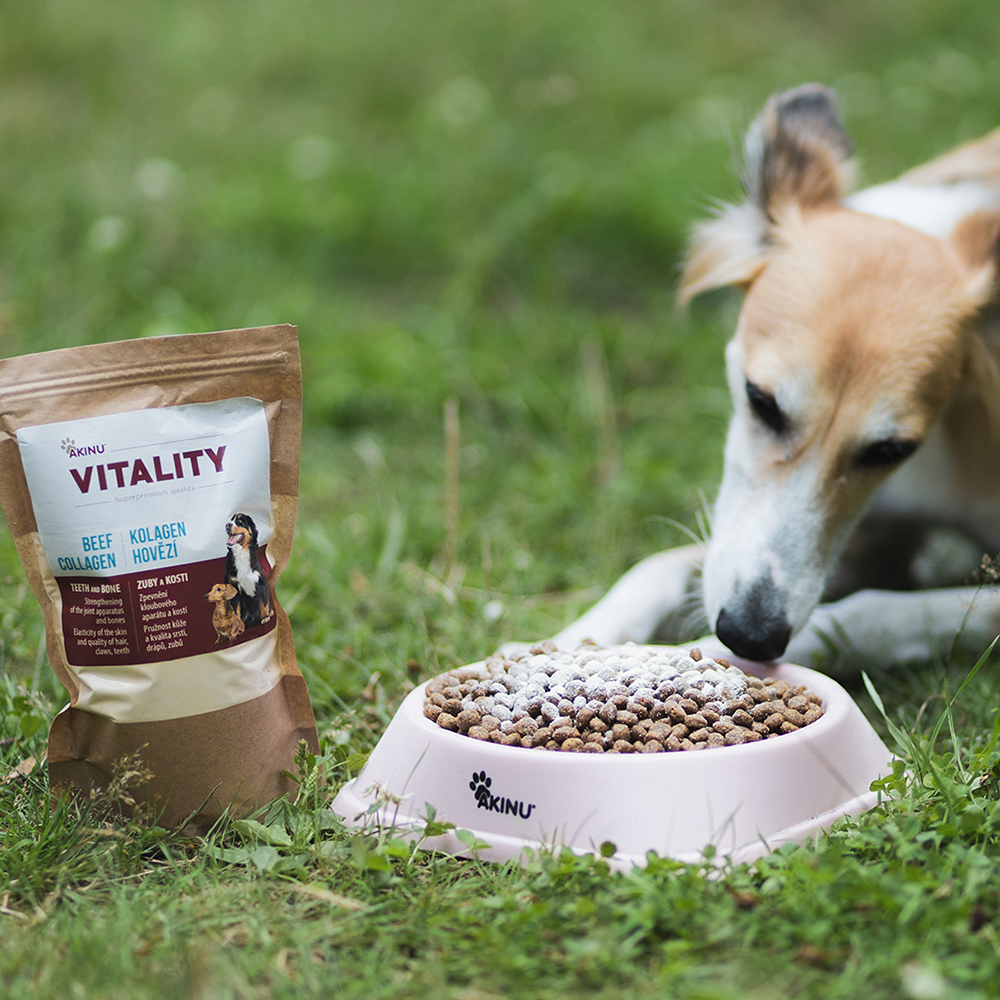 Akinu VITALITY Kolagen hovězí doplněk stravy pro psy 250 g Obrázek
