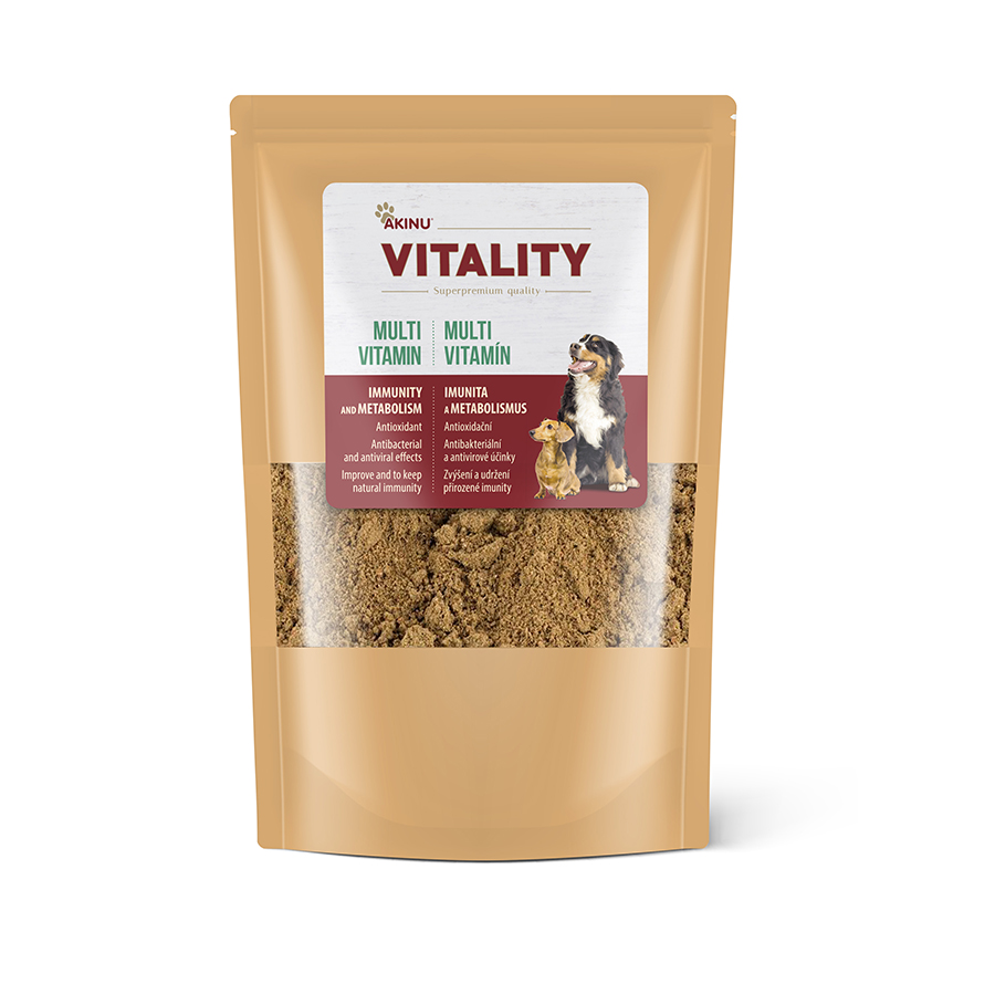 Akinu VITALITY Multivitamín doplněk stravy pro psy 250 g Obrázek