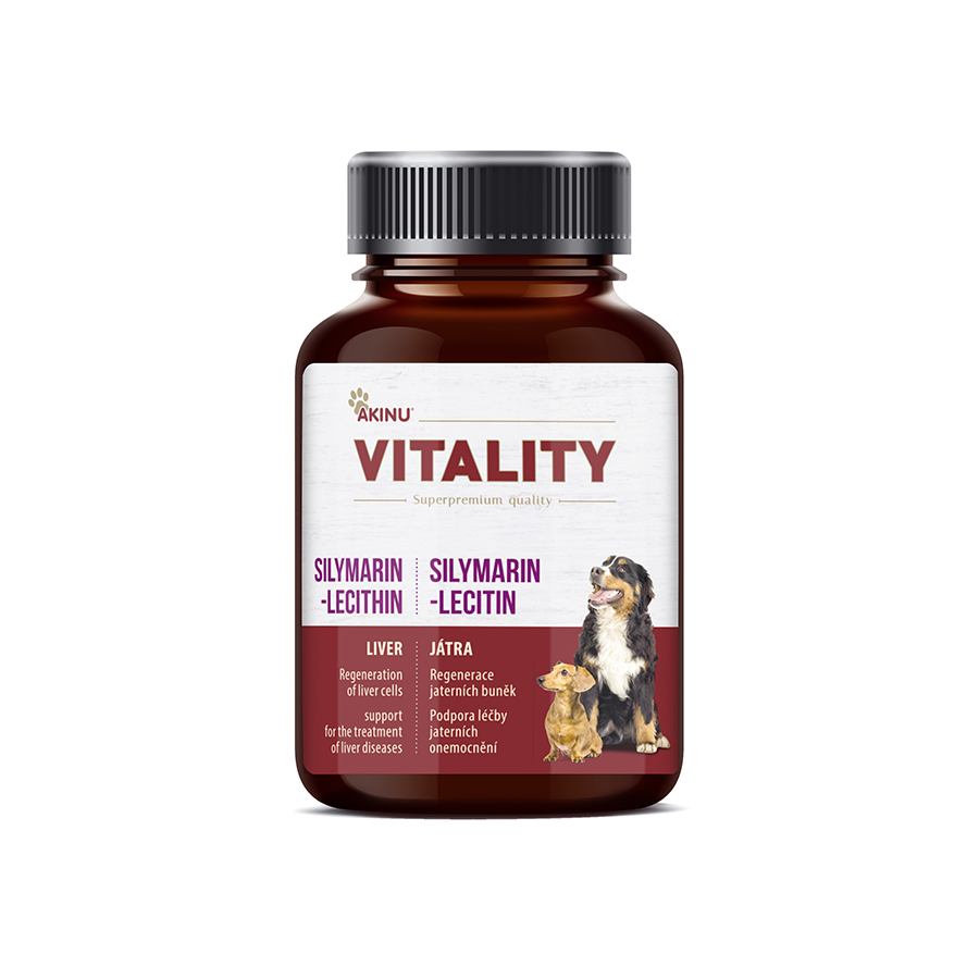 Akinu VITALITY Silymarin-Lecitin doplněk stravy pro psy 50 g Obrázek