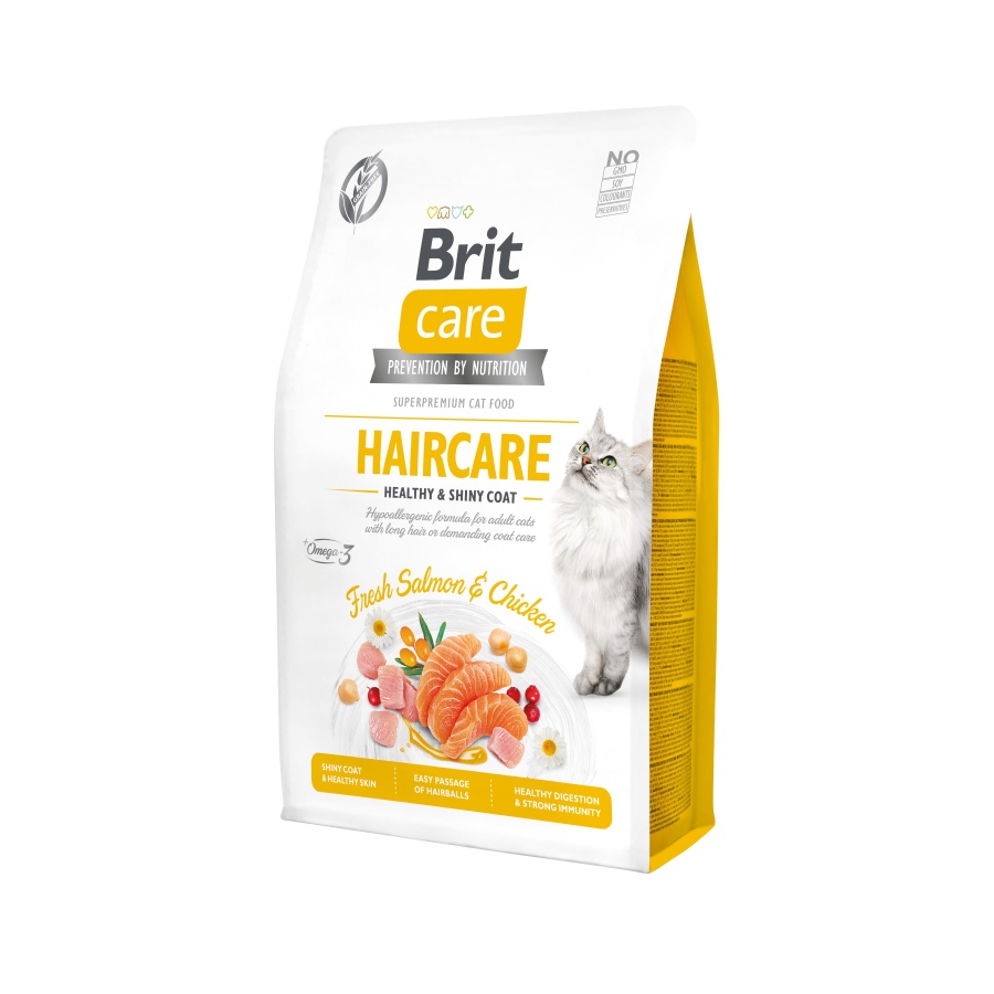 Brit Care Cat GF Haircare Healthy&Shiny Coat 2kg Obrázek