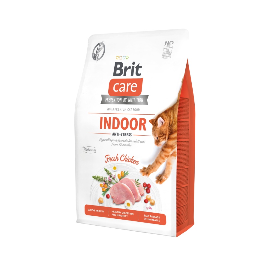 Brit Care Cat GF Indoor Anti-stress 2kg Obrázek