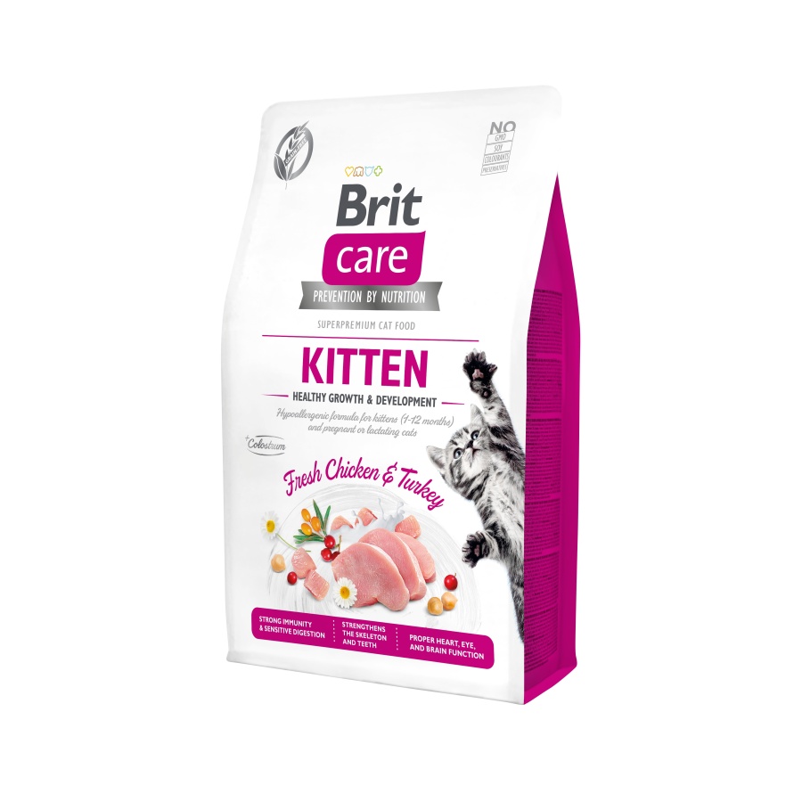 Brit Care Cat GF Kitten Healthy Growth&Development 2kg Obrázek