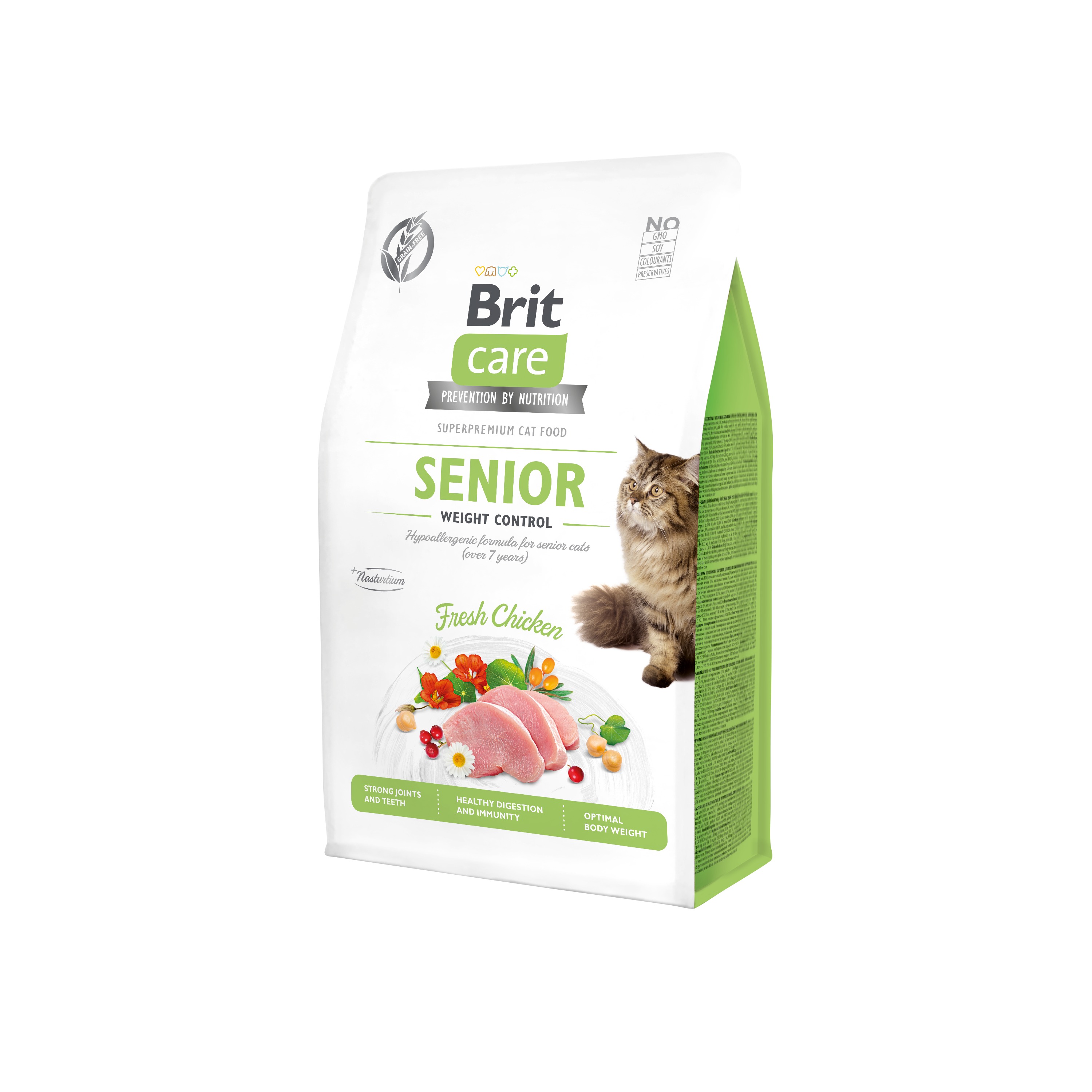 Brit Care Cat GF Senior Weight Control 0,4kg Obrázek