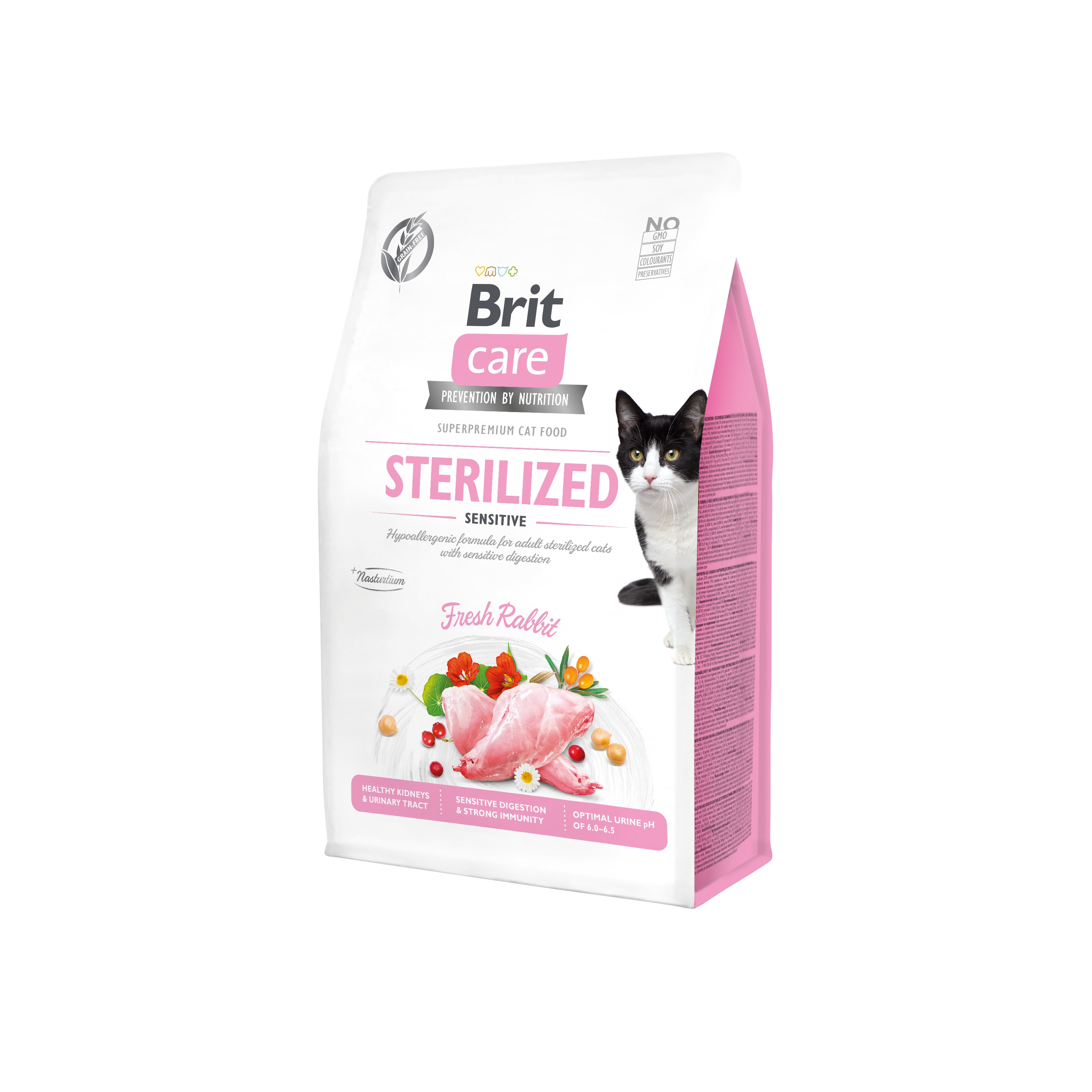 Brit Care Cat GF Sterilized Sensitive 0,4kg Obrázek