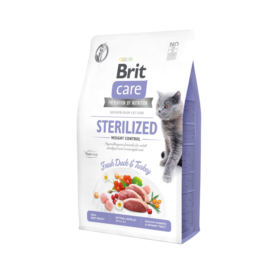 Brit Care Cat GF Sterilized Weight Control 2kg Obrázek