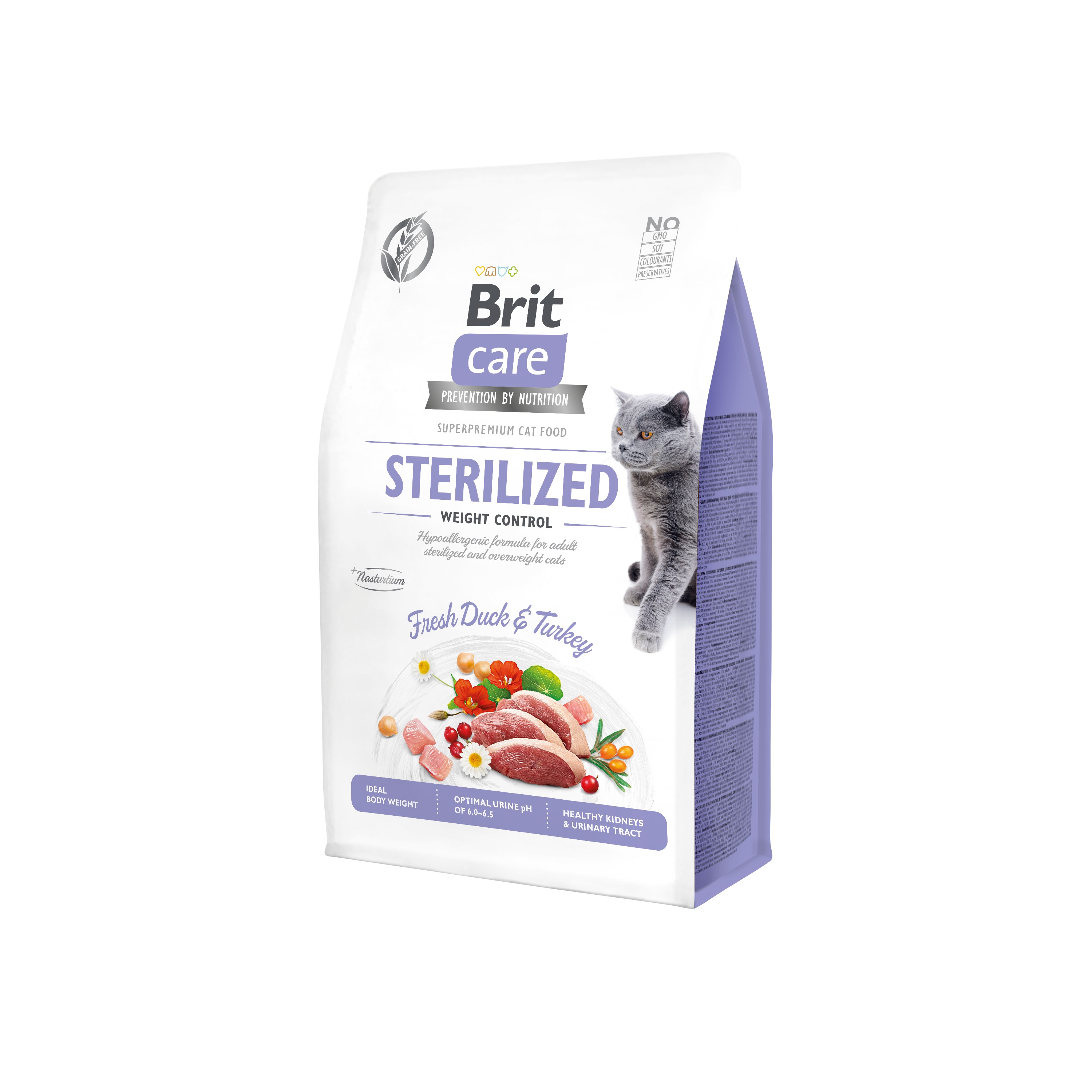 Brit Care Cat GF Sterilized Weight Control, 0,4kg Obrázek