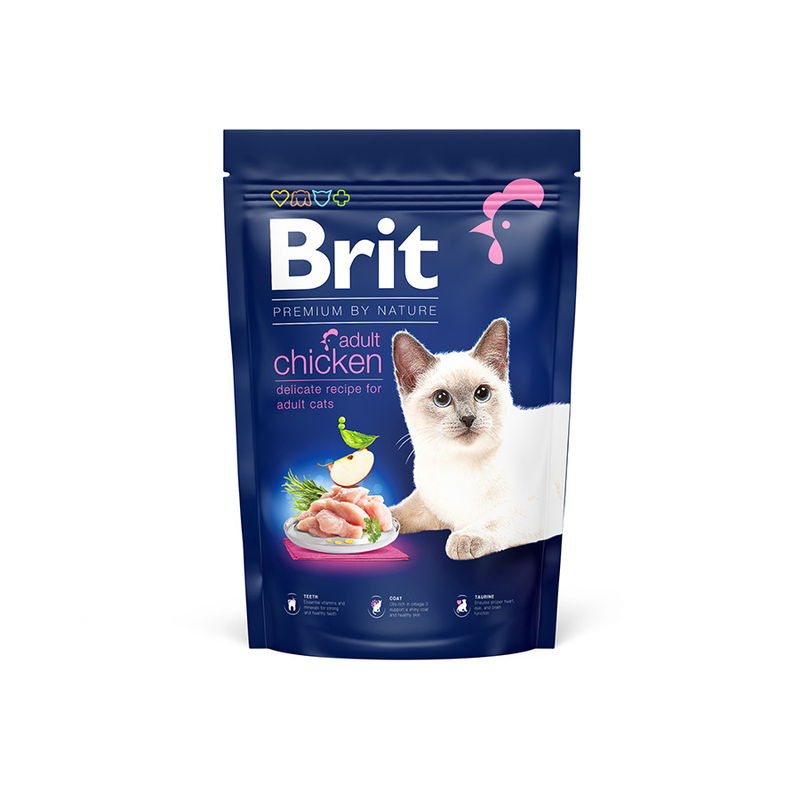 Brit Premium Cat by Nature Adult Chicken 1,5kg Obrázek