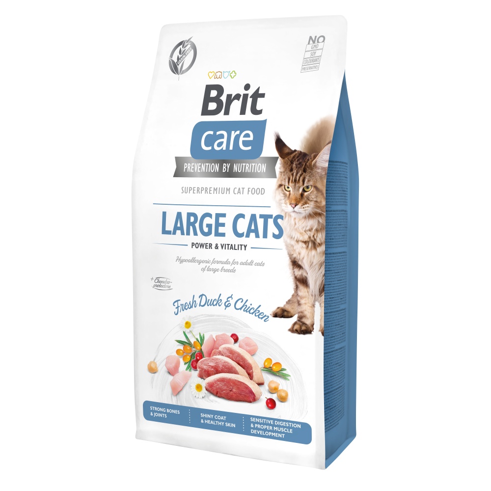 Brit Care Cat GF Large cats Power&Vitality 7kg Obrázek