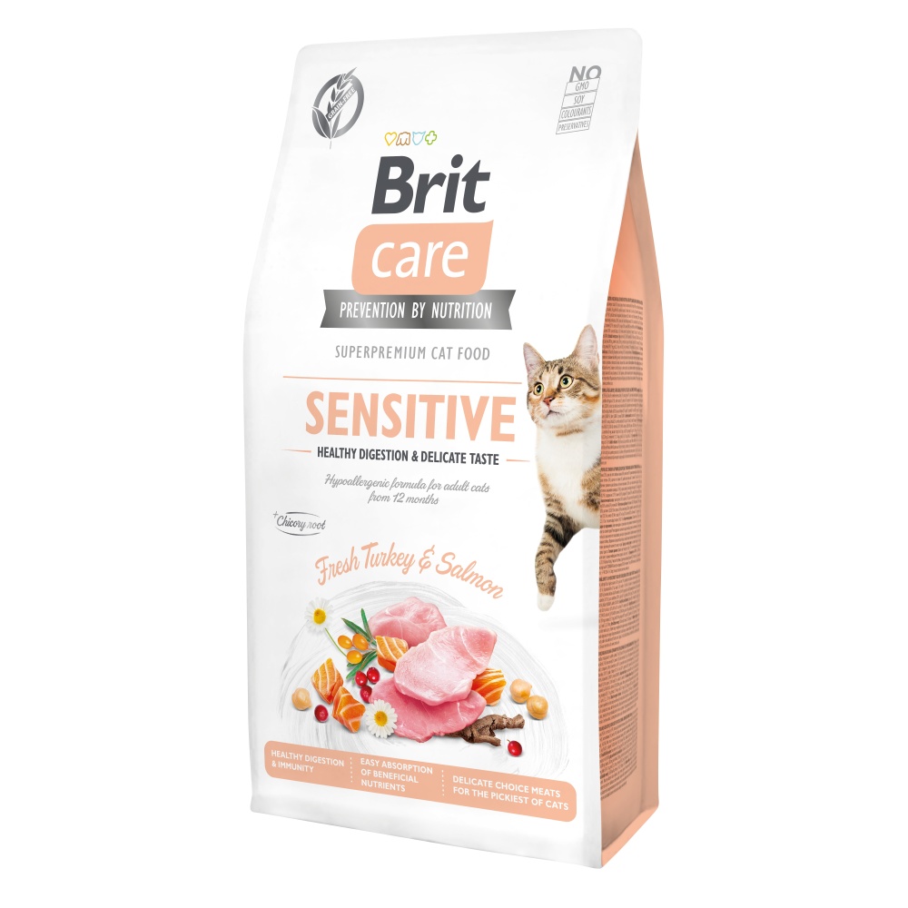 Brit Care Cat GF Sensit. Heal.Digest&Delic.Taste 7kg Obrázek